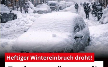 EILMELDUNG: Heftiger Wintereinbruch – Bis zu 40 cm Schnee
