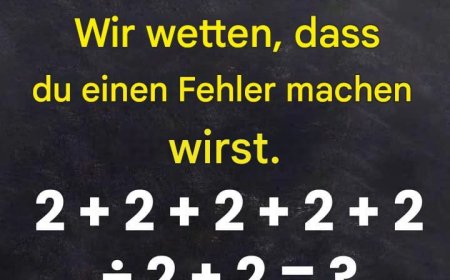 99 % der Menschen irren sich in dieser Frage – werden Sie das Problem lösen können?