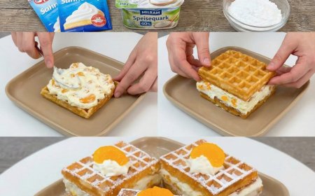 Waffelkuchen ohne Backen