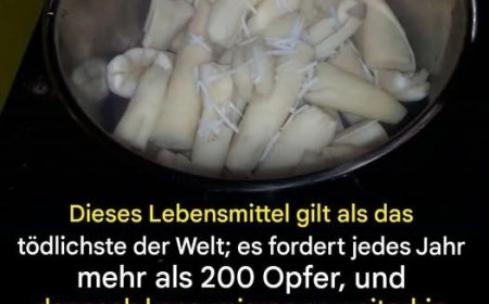 Es gilt als das tödlichste Nahrungsmittel der Welt und tötet jedes Jahr mehr als 200 Menschen – und dennoch konsumieren wir es weiterhin