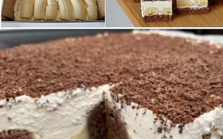 Süße Herausforderung: Bananenbiskuitkuchen