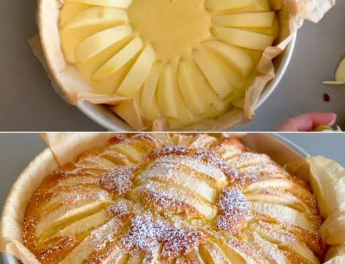 Der Apfelduft war so intensiv, dass ich Omas Apfelkuchenrezept verwenden musste.