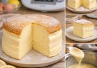 Wolkenkuchen mit Zitrone aus dem Thermomix