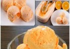 Orangeneis ohne Eismaschine das beste Eis Rezept