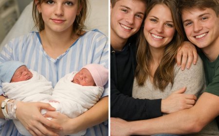 Ich bekam meine Zwillingssöhne mit siebzehn. Während andere Mädchen sich Sorgen um den Abschlussball machten und