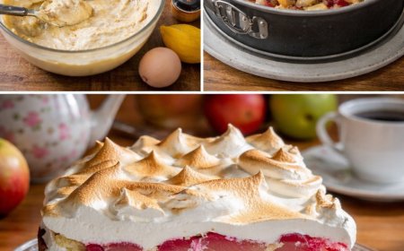 So gelingt er auch Dir, Beste Rhabarber - Baiser - Torte aller Zeiten