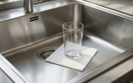 Der Trick mit dem Glas im Spülbecken: Warum Sie ihn vor dem Verlassen des Hauses unbedingt anwenden sollten