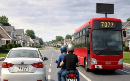 Sieben Warnzeichen am Straßenrand