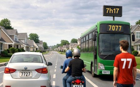 Sieben Warnzeichen am Straßenrand