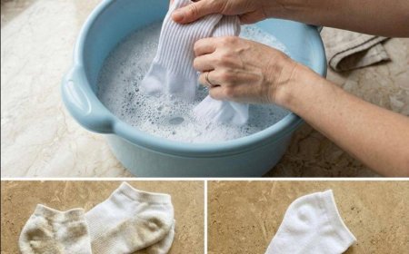 Wie man weiße Socken wieder strahlend sauber bekommt