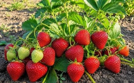 Nach der Anwendung von normaler Hefe wachsen Erdbeeren wie wild