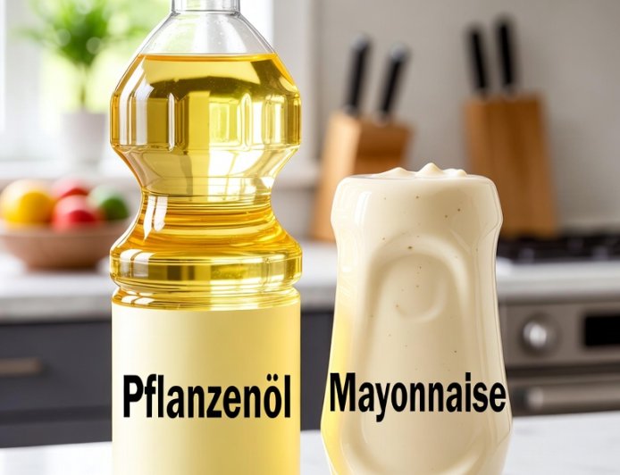 Ich habe statt Pflanzenöl eine Tasse Mayonnaise in meine trockene Brownie-Mischung gerührt.