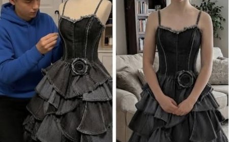 Meine Stiefmutter weigerte sich, mir ein Ballkleid zu kaufen.