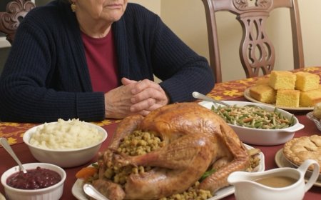Die Familie einer älteren Frau hat sie an Thanksgiving allein gelassen – gerade als sie die Hoffnung verlor, klopfte jemand an
