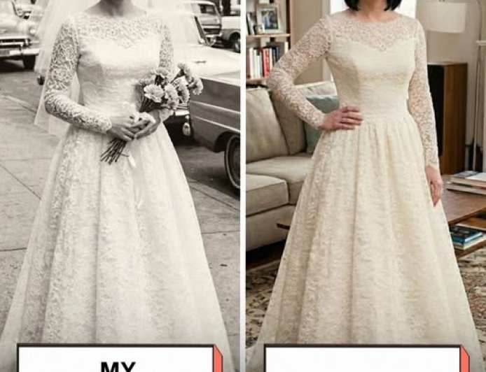 Ich wollte das Hochzeitskleid meiner Großmutter tragen… doch eine versteckte Nachricht darin veränderte alles