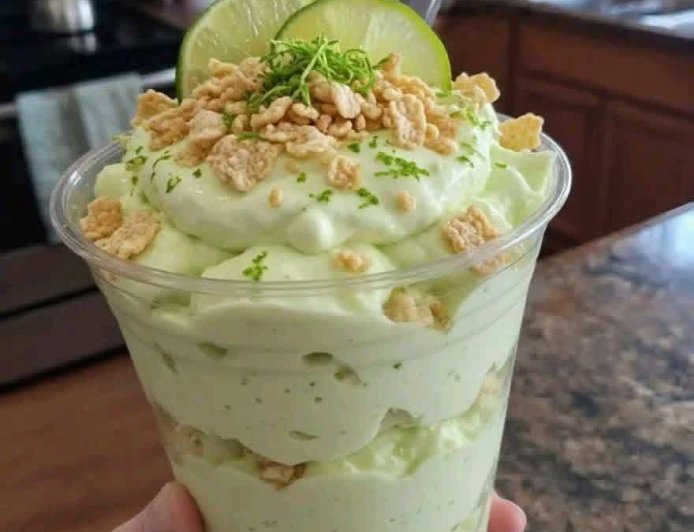 Limettenparfaits ohne Backen