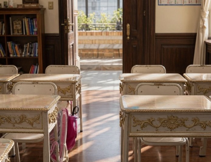 Ich kam in der Schule meiner 6-jährigen Tochter an, um ihr eine Überraschung zu bereiten