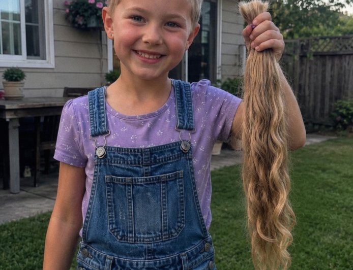 Meine Tochter hat sich die Haare abgeschnitten – als ich erfuhr, warum, rannte ich sofort zu meinem Mann