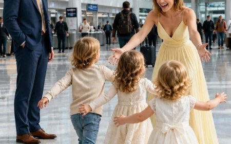 Er sagte mir, ich solle das Kind alleine großziehen – achtzehn Monate später sah er drei kleine Kinder am Flughafen Boston Logan und erkannte, was er verloren hatte.