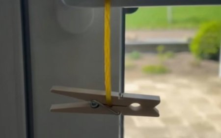 Immer mehr Menschen hängen eine Wäscheklammer an die Tür, und das ist der Grund dafür.