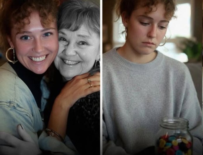 Meine Mutter hinterließ meinem Bruder das Haus und ich bekam ein altes Glas mit Knöpfen – als ich es versehentlich auf dem Boden zerschlug,