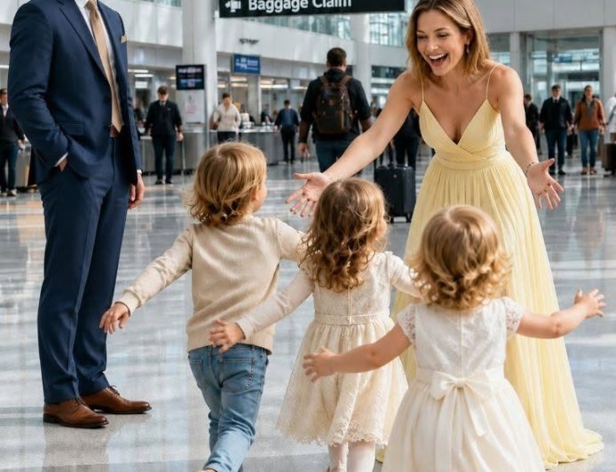 Er sagte mir, ich solle das Kind alleine großziehen – achtzehn Monate später sah er drei kleine Kinder am Flughafen Boston Logan und erkannte, was er verloren hatte.