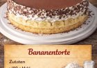 cremige bananentorte mit schokoguss
