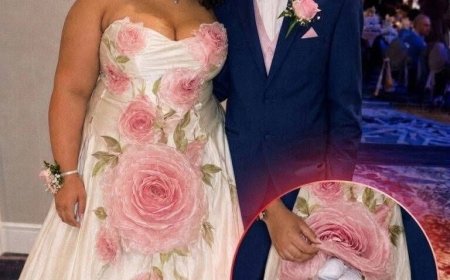 Die beste Freundin meiner Tochter nähte ihr ein ganz besonderes Ballkleid – ihr Auftritt beim Abschlussball überraschte alle