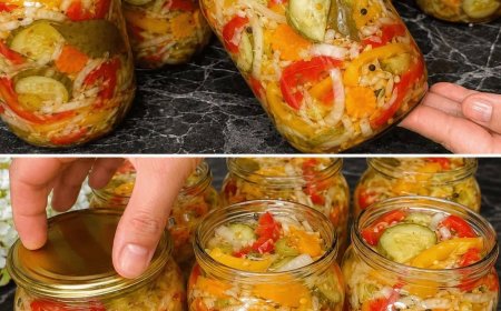Um Sommergemüse für den Winter haltbar zu machen, ist der Trick, kein Öl im Glas zu verwenden, sondern diese Marinade: So bleibt es auch in den kalten Monaten knackig und lecker.