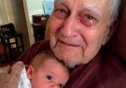 Ich brachte mein Baby zur Welt und stellte es zum ersten Mal meinem Großvater vor, der mich aufgezogen hatte – in dem Moment, als er ihr Gesicht sah, brach er in Tränen aus.