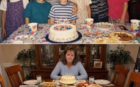 Zu meinem 60. Geburtstag wartete ich vier Stunden auf meine sechs Kinder – dann klopfte plötzlich ein Polizist an meine Tür