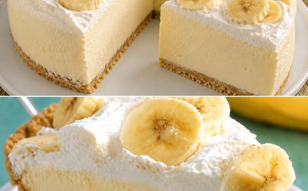 Diese cremige, sanfte Bananentorte ist SO lecker und in wenigen Augenblicken fertig!