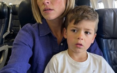 Mein Sohn und ich stiegen in den Flieger meines Mannes, des Piloten, um ihn zu überraschen