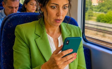 In Eile, zur Arbeit zu kommen, habe ich versehentlich das Handy meines Mannes mitgenommen