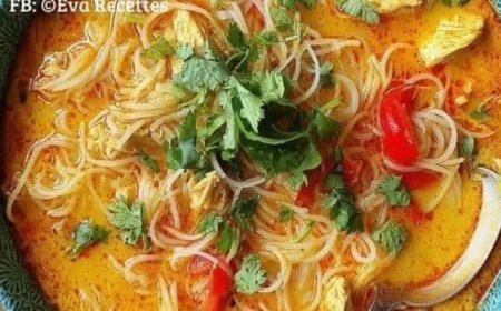 Thailändische Hühner Kokosmilch Suppe in 35 Minuten
