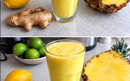 Ananas, Zitrone und Ingwer: Was das erfrischende Getränk so besonders macht