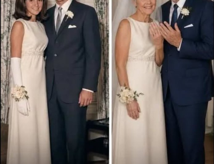 Sie behielt ihr Ballkleid 55 Jahre lang für ihn: Die Wahrheit, die er ihr in ihrer Hochzeitsnacht offenbarte, veränderte alles