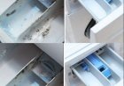 Ein cleverer Trick, um die Waschmittelschublade zu reinigen.