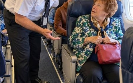 Meine Großmutter bestand darauf, Economy statt First Class zu fliegen – dann erfuhr ich, warum ein Pilot sie sprechen musste.