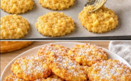 Die Kilos sind Schnickschnack weg, Apfelkekse zum Abnehmen!
