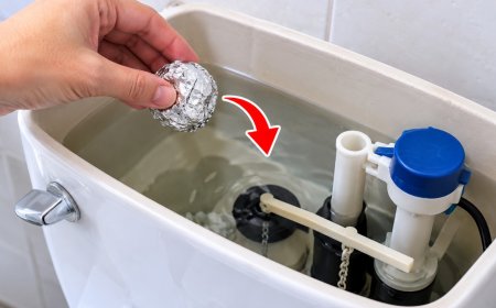 Alufolie im Spülkasten: Was bewirkt sie?