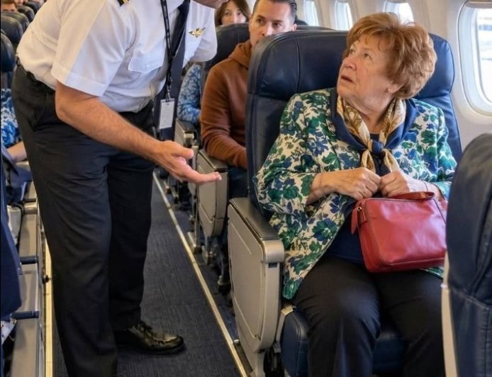 Meine Großmutter bestand darauf, Economy statt First Class zu fliegen – dann erfuhr ich, warum ein Pilot sie sprechen musste.