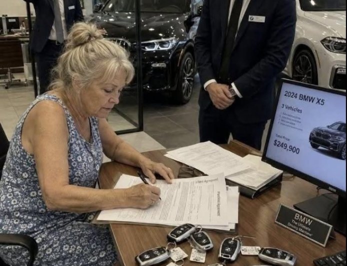 Der BMW-Verkäufer lachte sie aus, bis er herausfand, wer sie wirklich war.