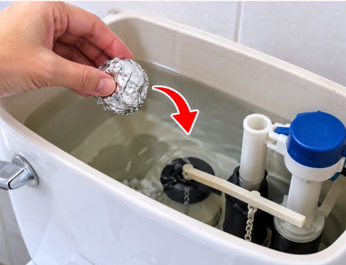 Alufolie im Spülkasten: Was bewirkt sie?